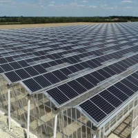 Monokristályos szilícium fotovoltaikus üvegház